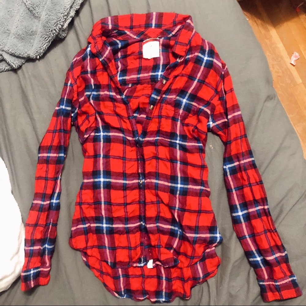 American Eagle Women’s  Plaid Flannel Shirt